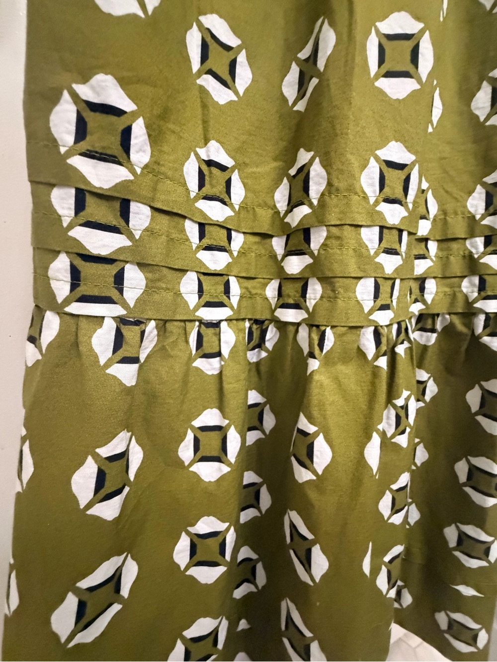 Anthropologie Olive Green Patterned somerset Maxi Dress - Picture 9 of 11